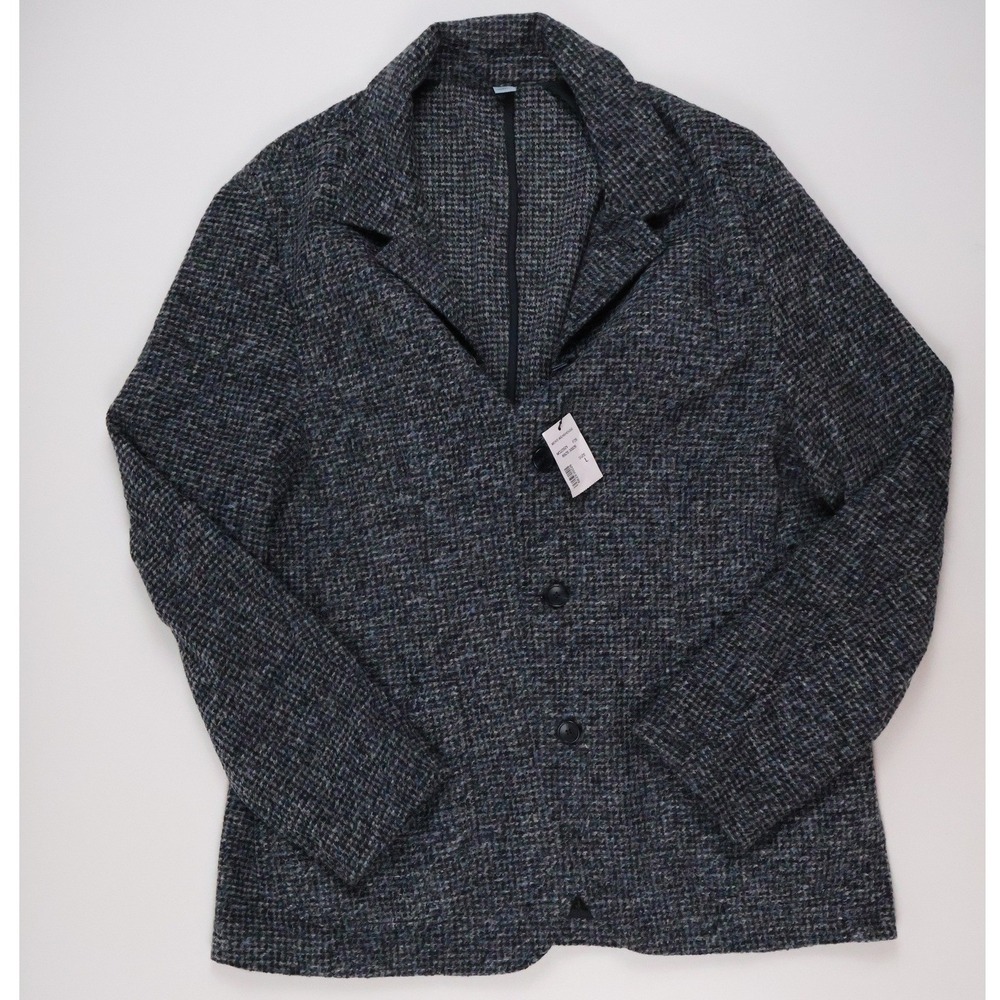 Joseph Abboud Blazer Indigo Blue Marled Knit Large Modern Fit NWT